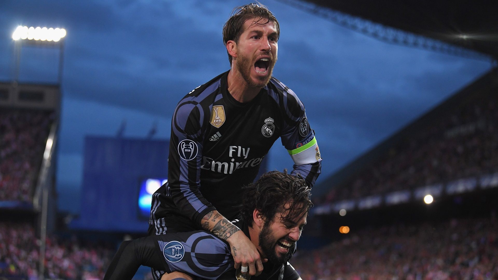 Sergio Ramos Isco Alarcon Atletico Real Madrid UCL 10052017