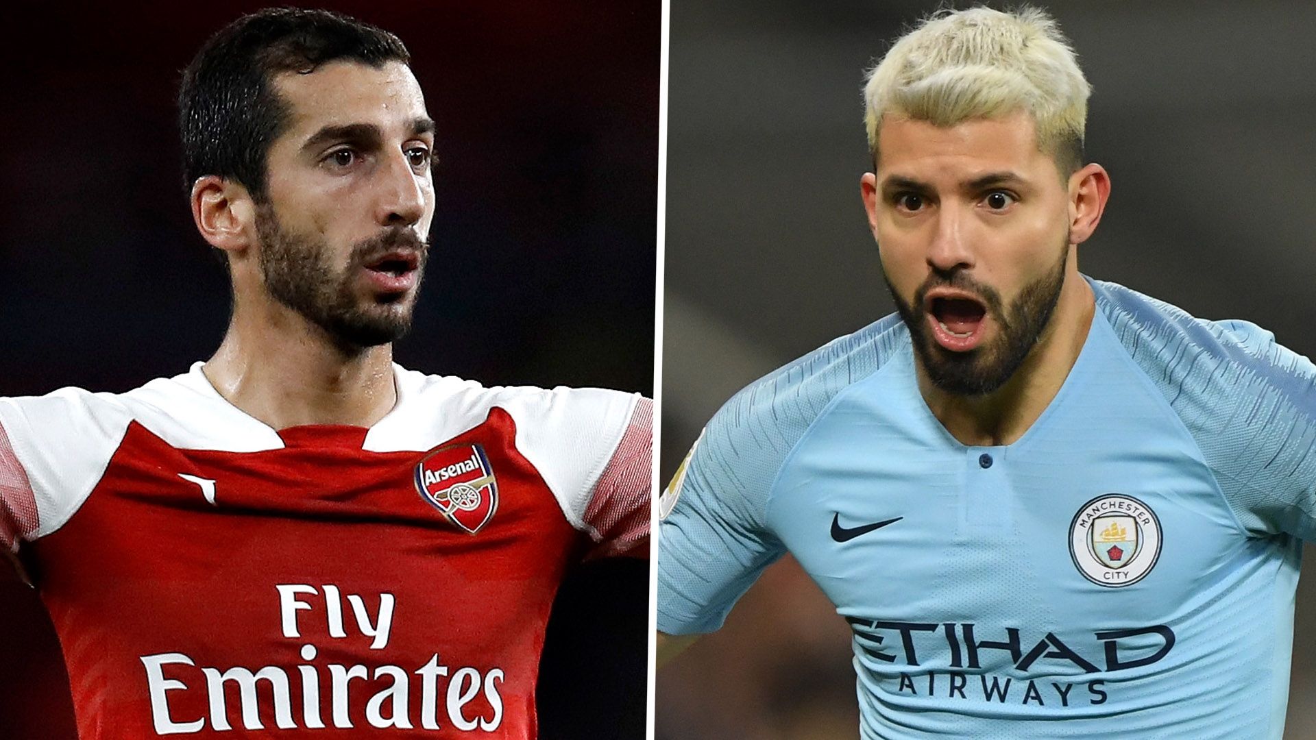 Henrikh Mkhitaryan Sergio Aguero Arsenal Man City