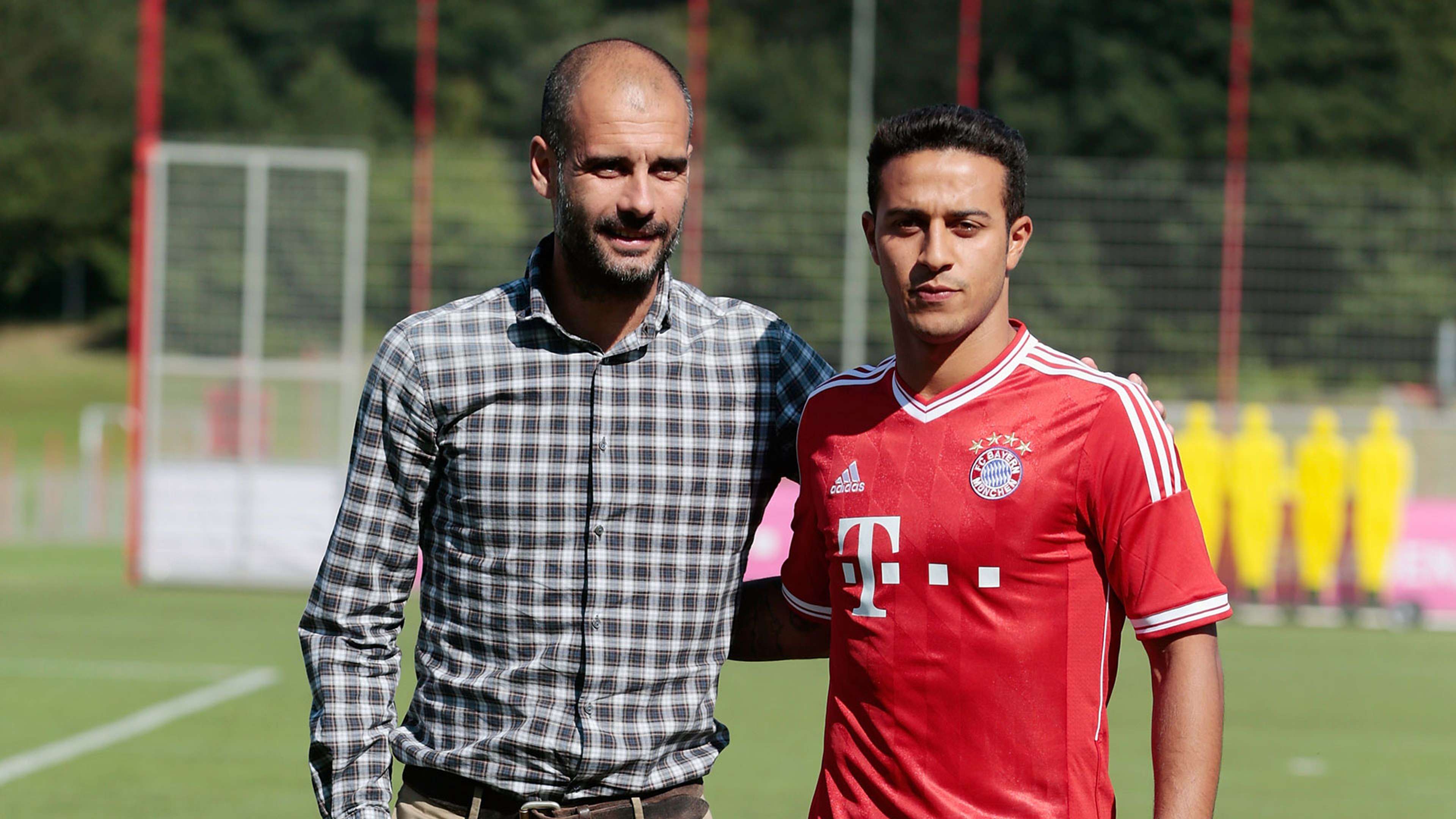 Pep Guardiola Thiago Alcantara Bayern Munich