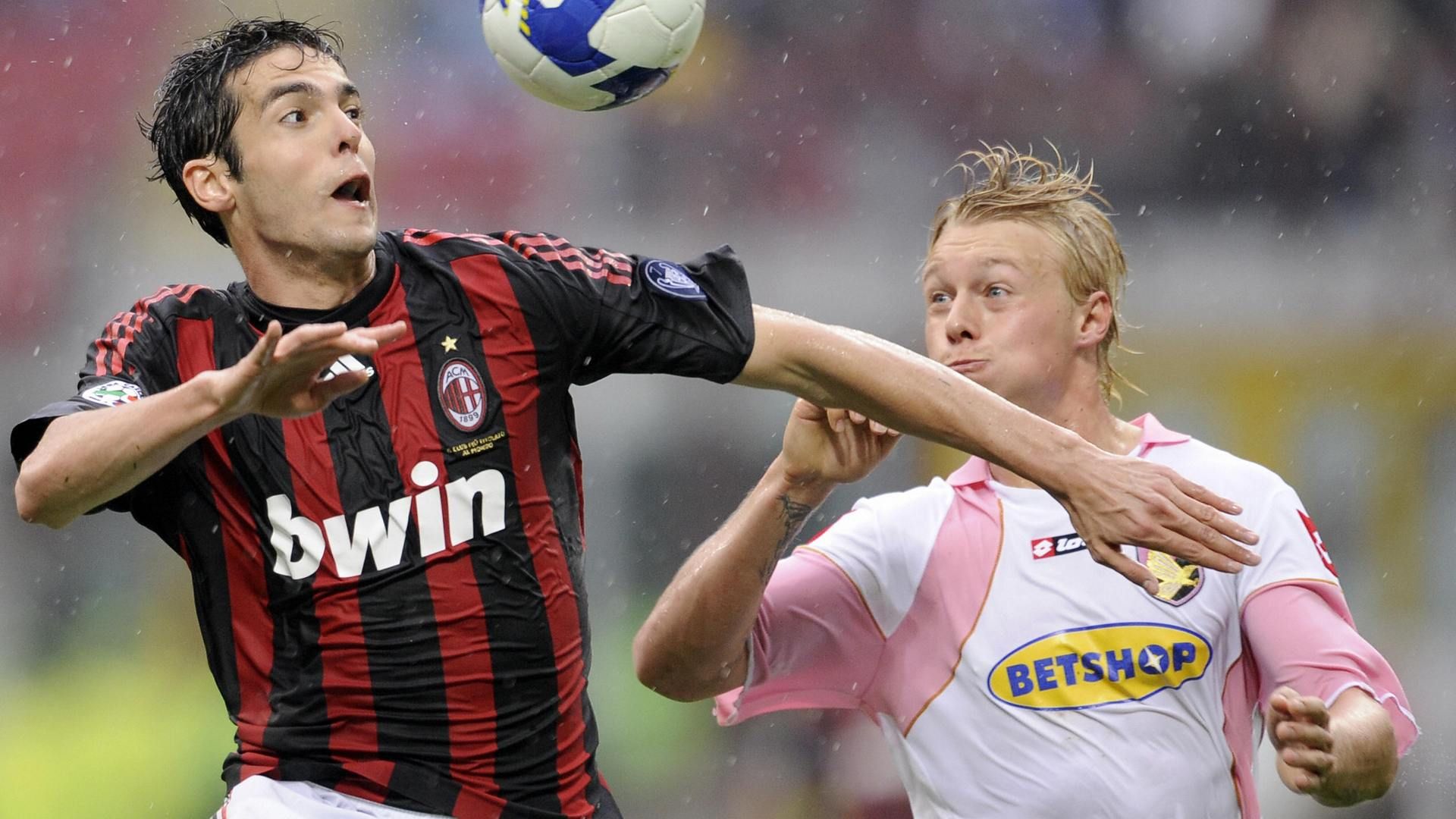 Kaka Simon Kjaer Milan Palermo