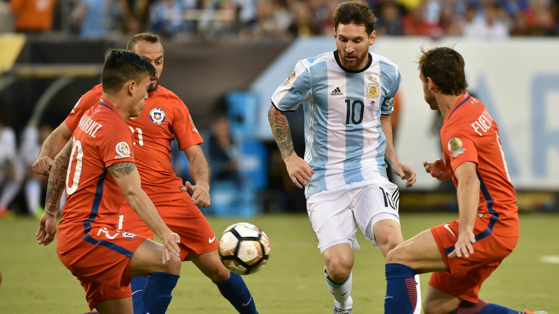 Lionel Messi Argentina Chile Final Copa America Centenario 26062016