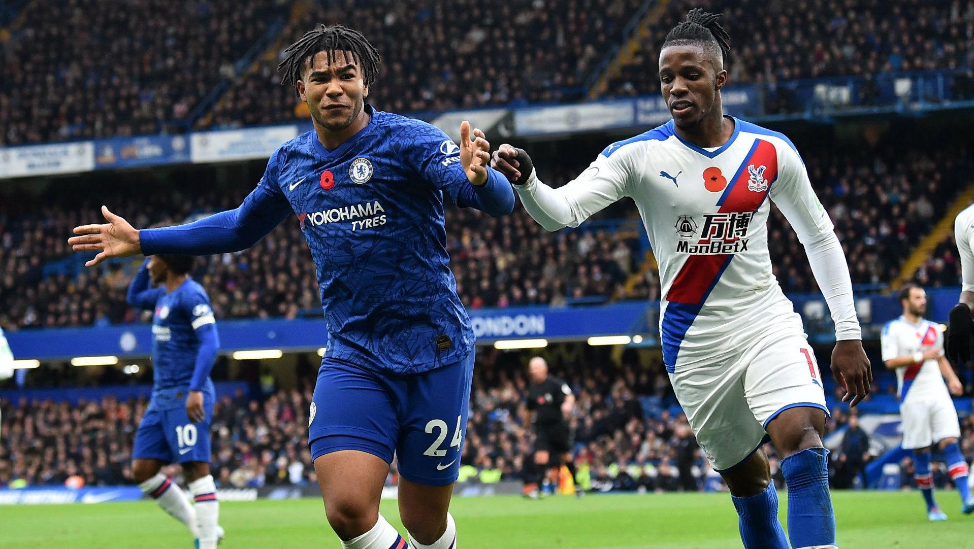Reece James Wilfried Zaha Chelsea vs Crystal Palace 2019-20