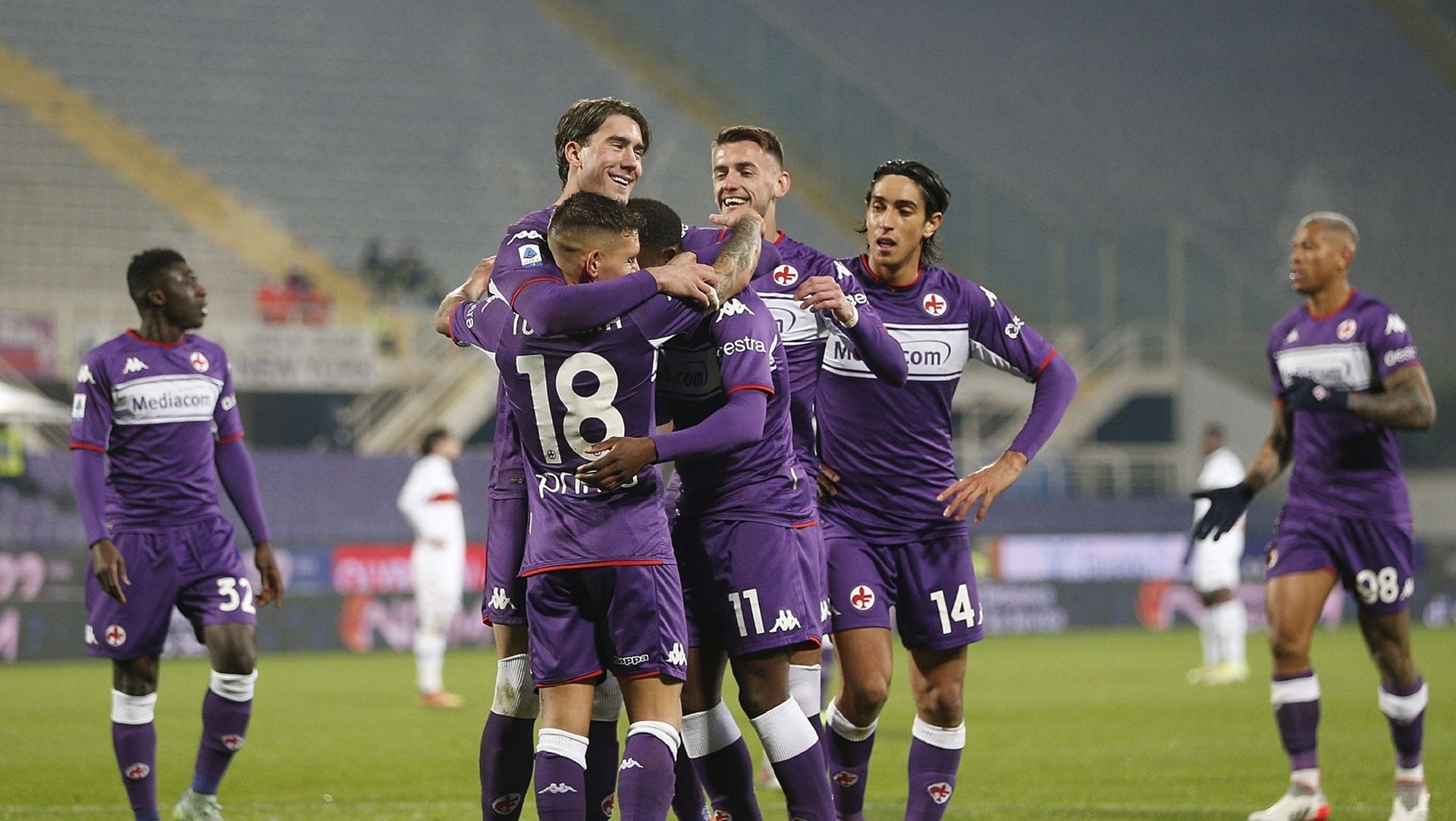 fiorentina esultanza