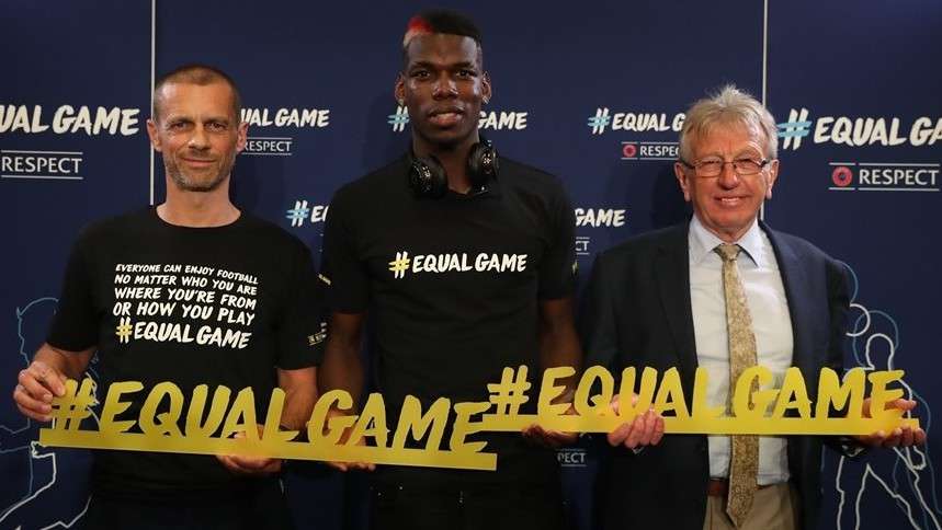 Ceferin Pogba Equal kampány