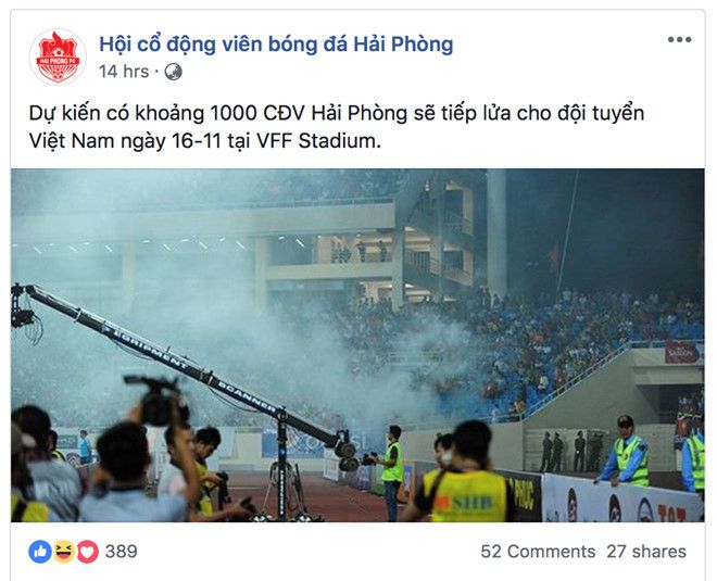 Hội CĐV Hải Phòng