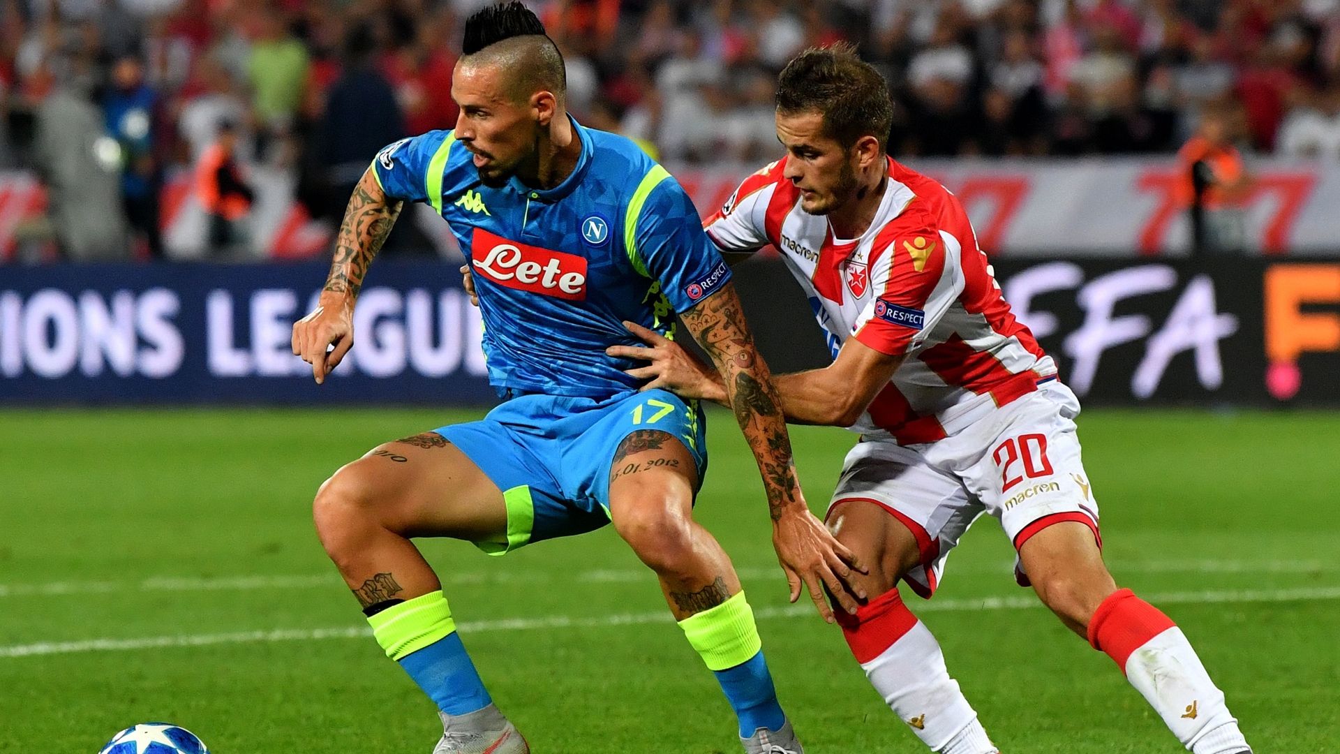 Hamsik Red Star Napoli Champions League