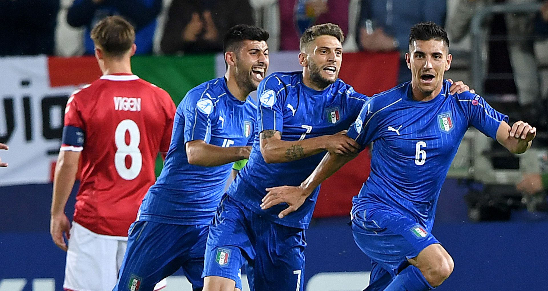 Lorenzo Pellegrini Denmark Italy UEFA U21 Championship