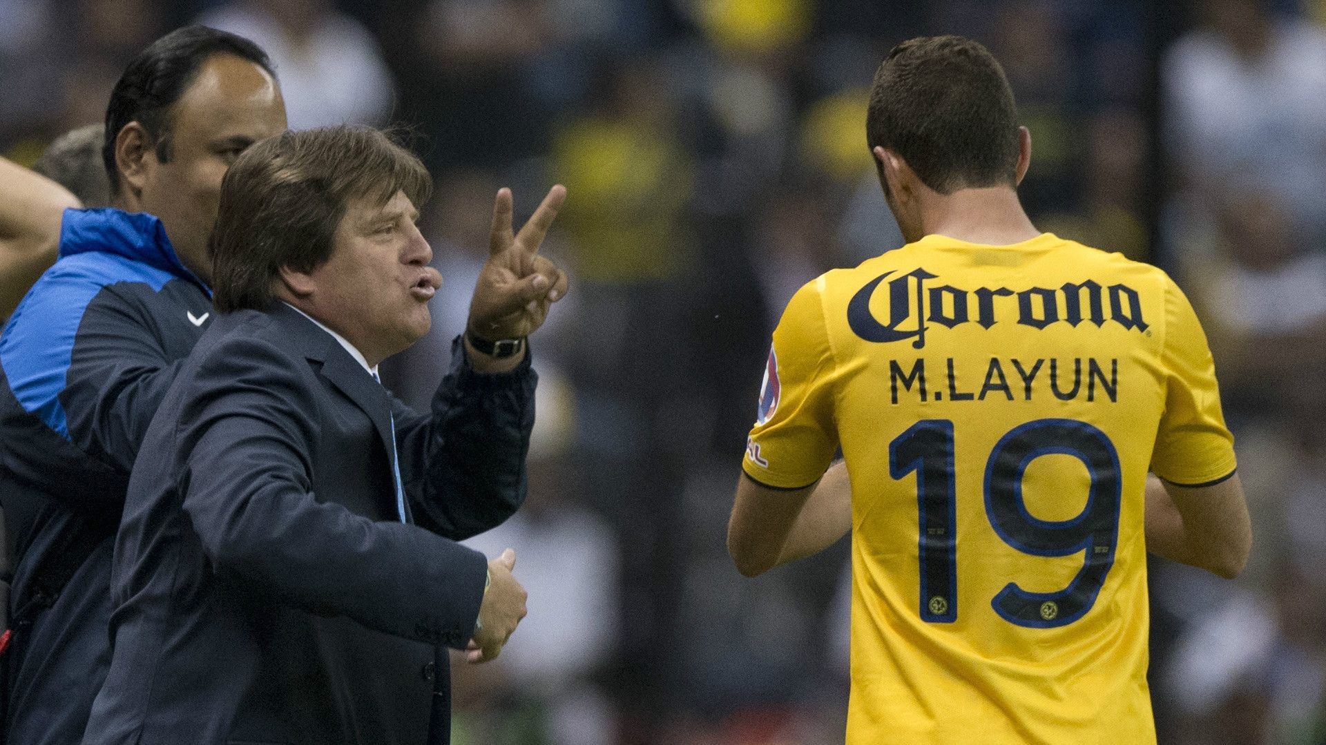 Miguel Herrera Miguel Layun Club America