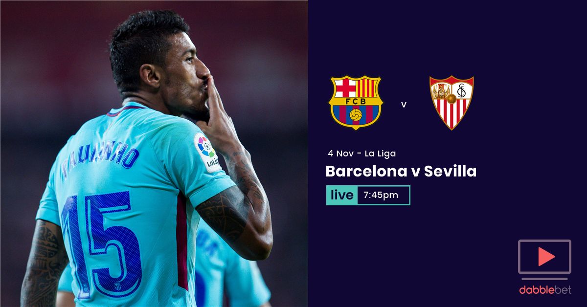 Barcelona Sevilla graphic