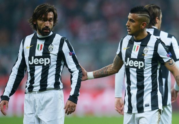 Andrea Pirlo, Arturo Vidal - Juventus