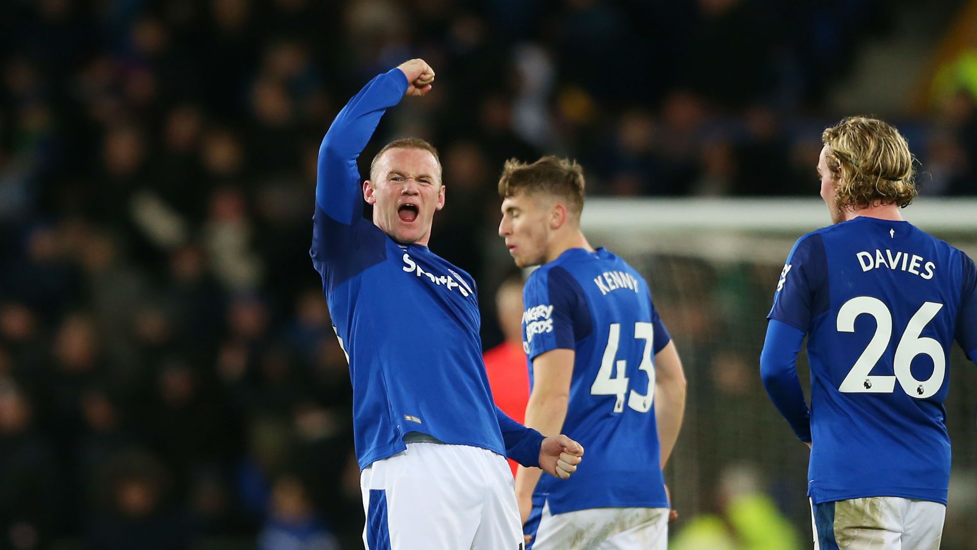 Wayne Rooney Everton West Ham Premier League