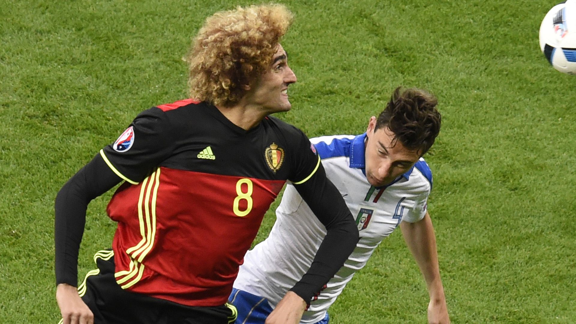 Fellaini Darmian Belgium Italy Euro 2016