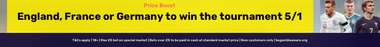 dabblebet World Cup offer England, Germany, France footer