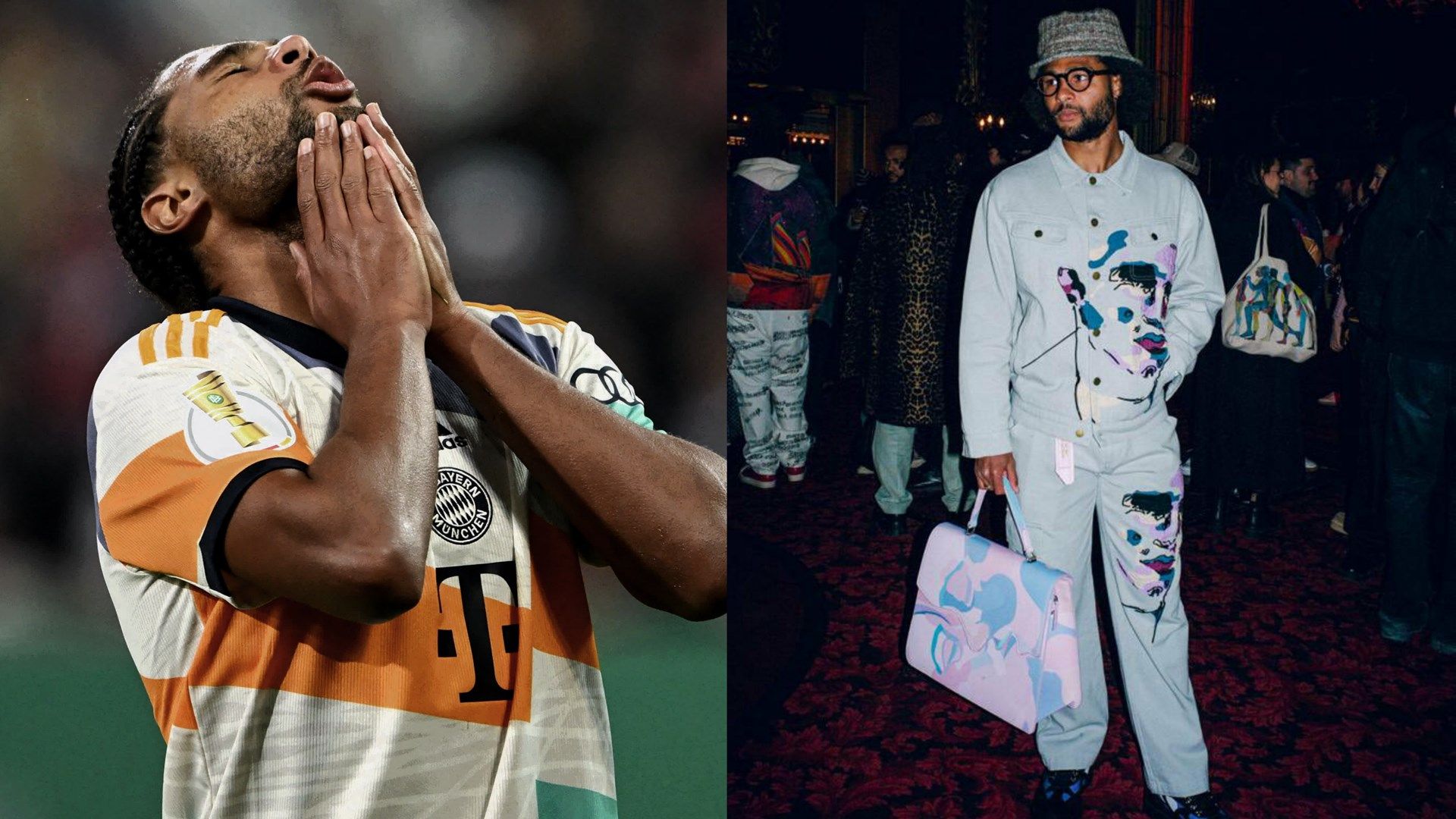 Serge Gnabry Bayern Paris Fashion Week 2022-23