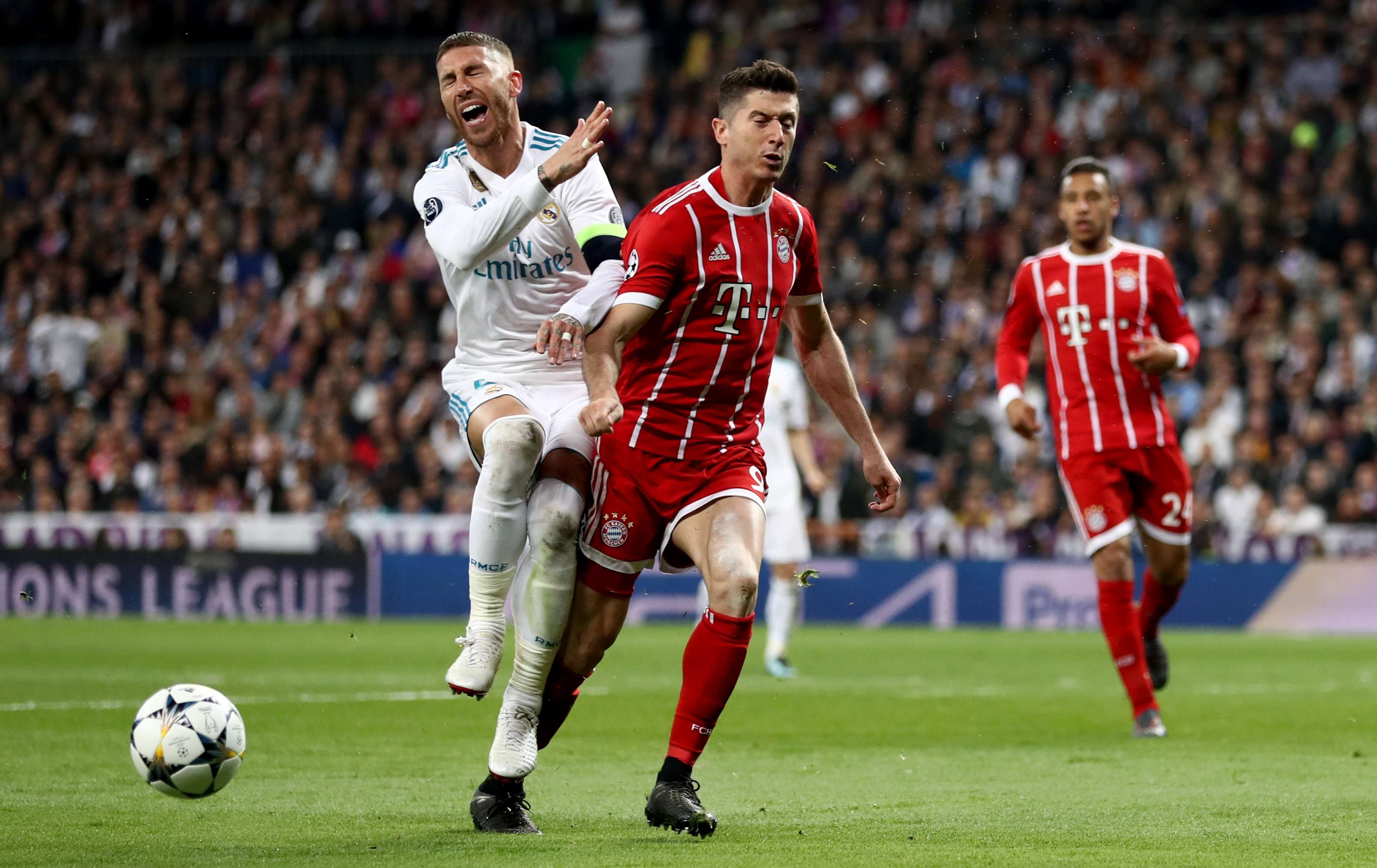 Lewandowski Sergio Ramos Bayern de Munique Real Madrid
