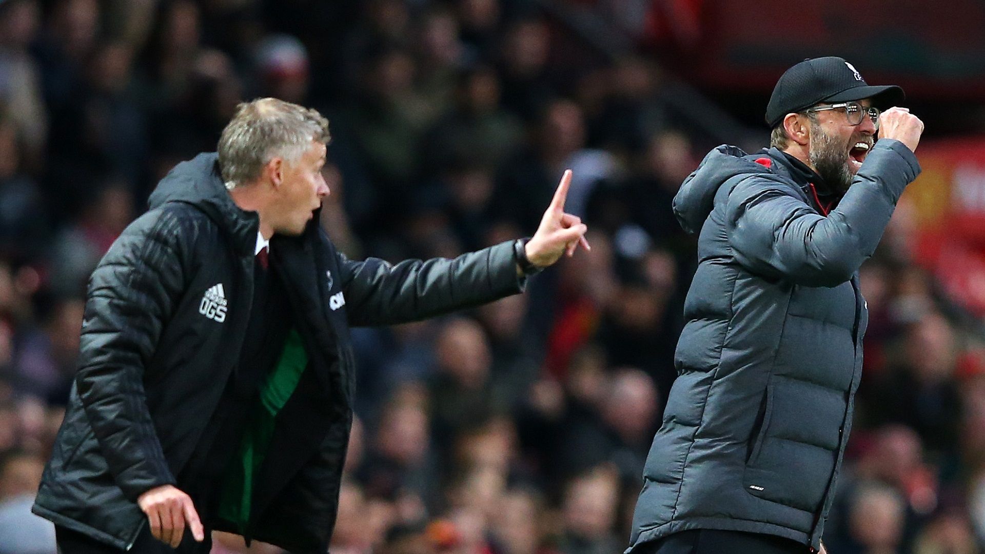 Ole Gunnar Solskjaer Jurgen Klopp Manchester United Liverpool 2019-20