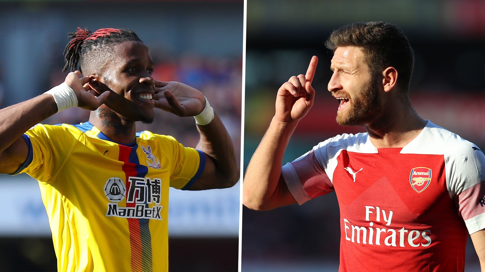 Wilfried Zaha, Shkodran Mustafi