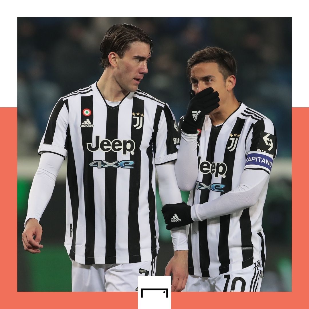 Dusan Vlahovic Paulo Dybala Juventus Serie A 2021-22 GFX