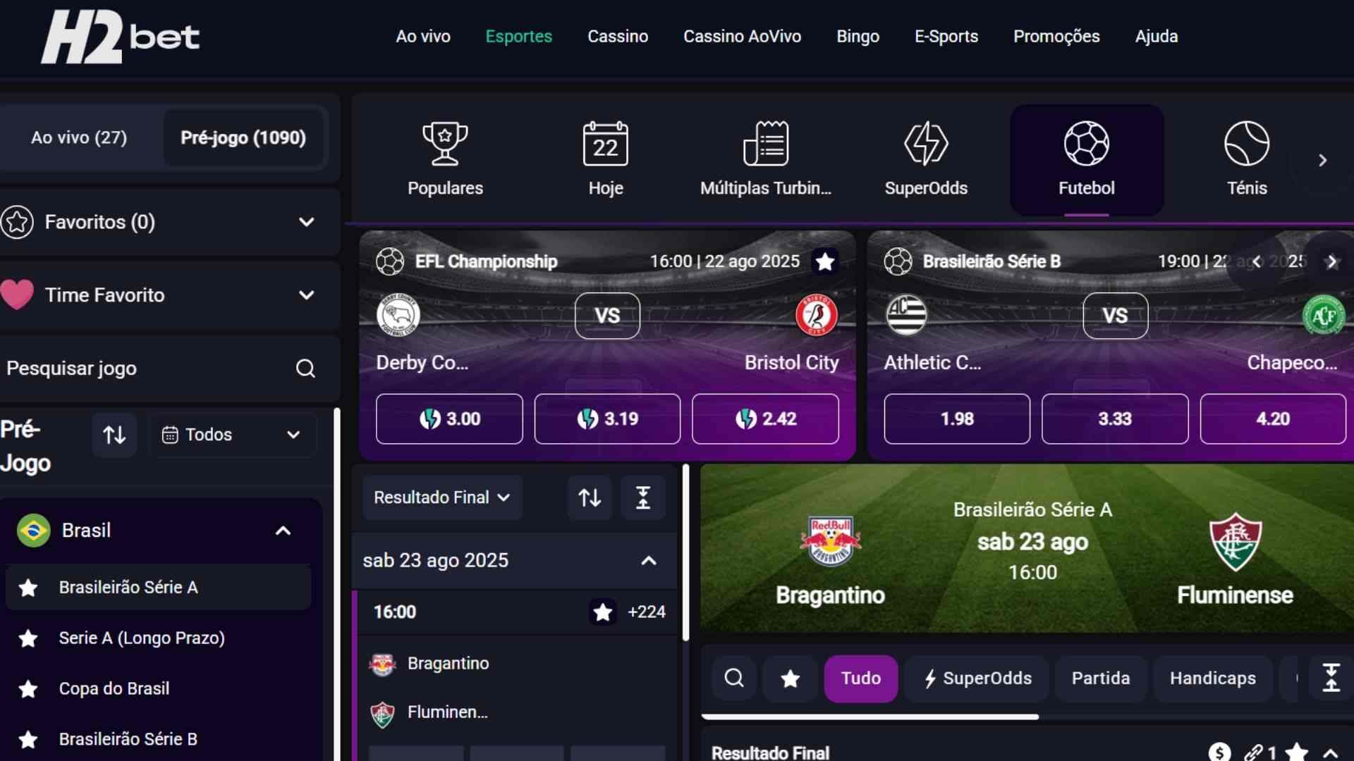 h2bet apostas esportivas