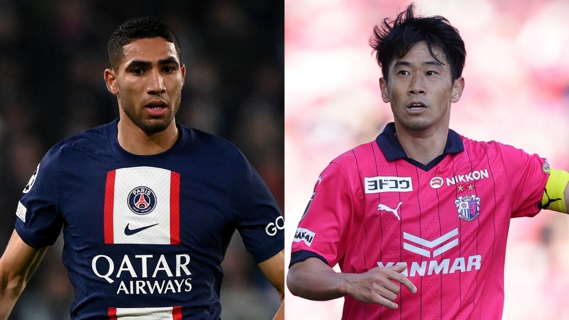 Achraf Hakimi PSG Shinji Kagawa Cerezo Osaka