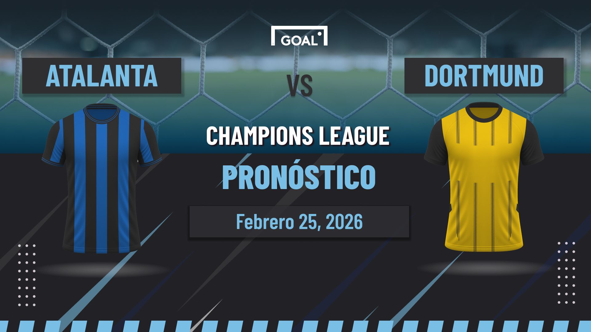Atalanta vs Borussia Dortmund Pronóstico y Apuestas Champions League | 25/02/26