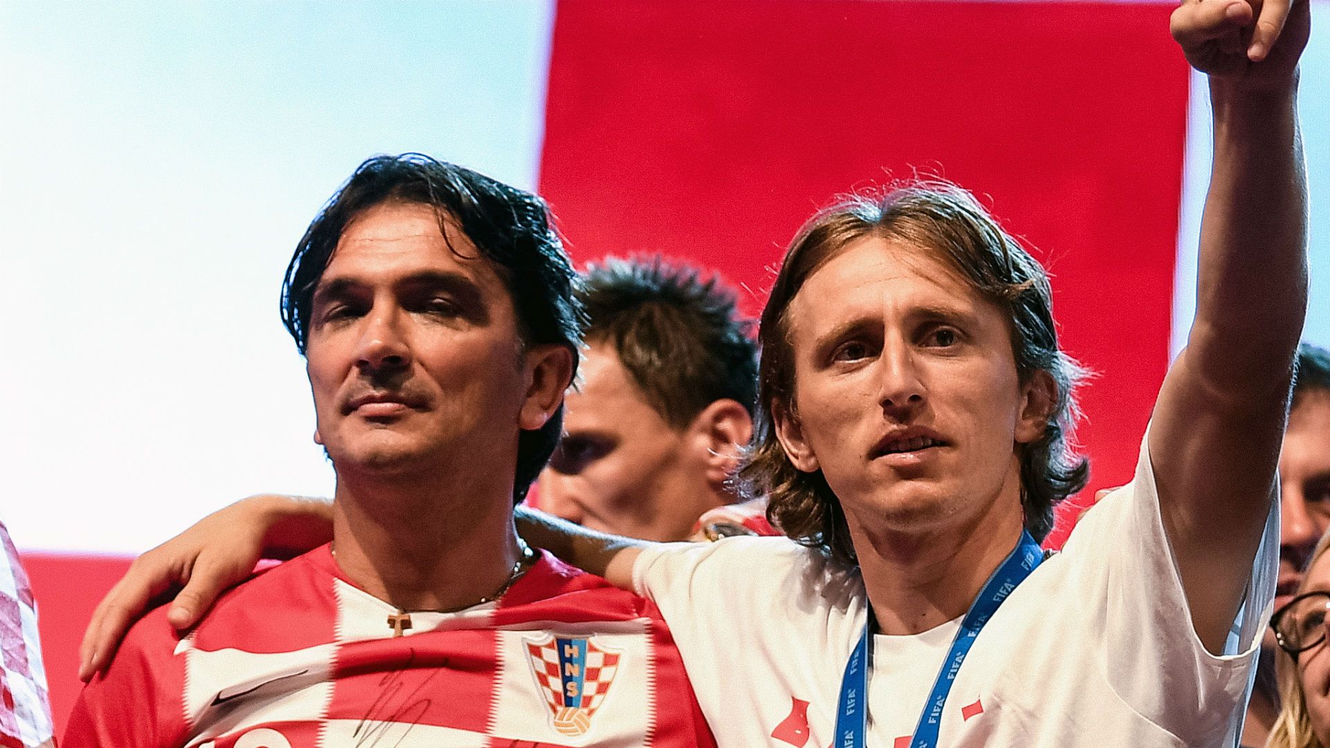 Zlatko Dalic Luka Modric Croatia 2018
