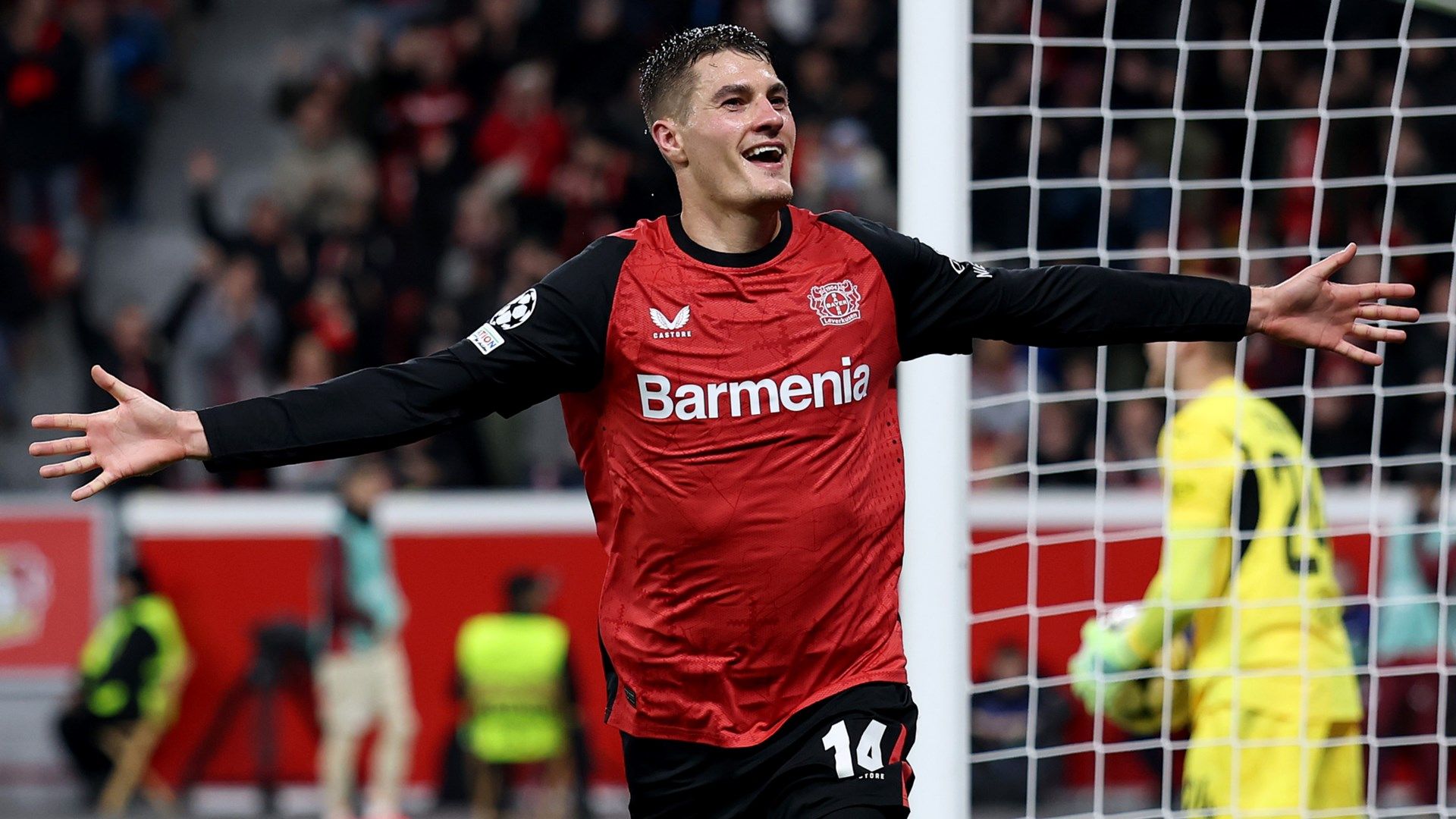 Patrik Schick Bayer Leverkusen Salzburg Champions League 2024-25