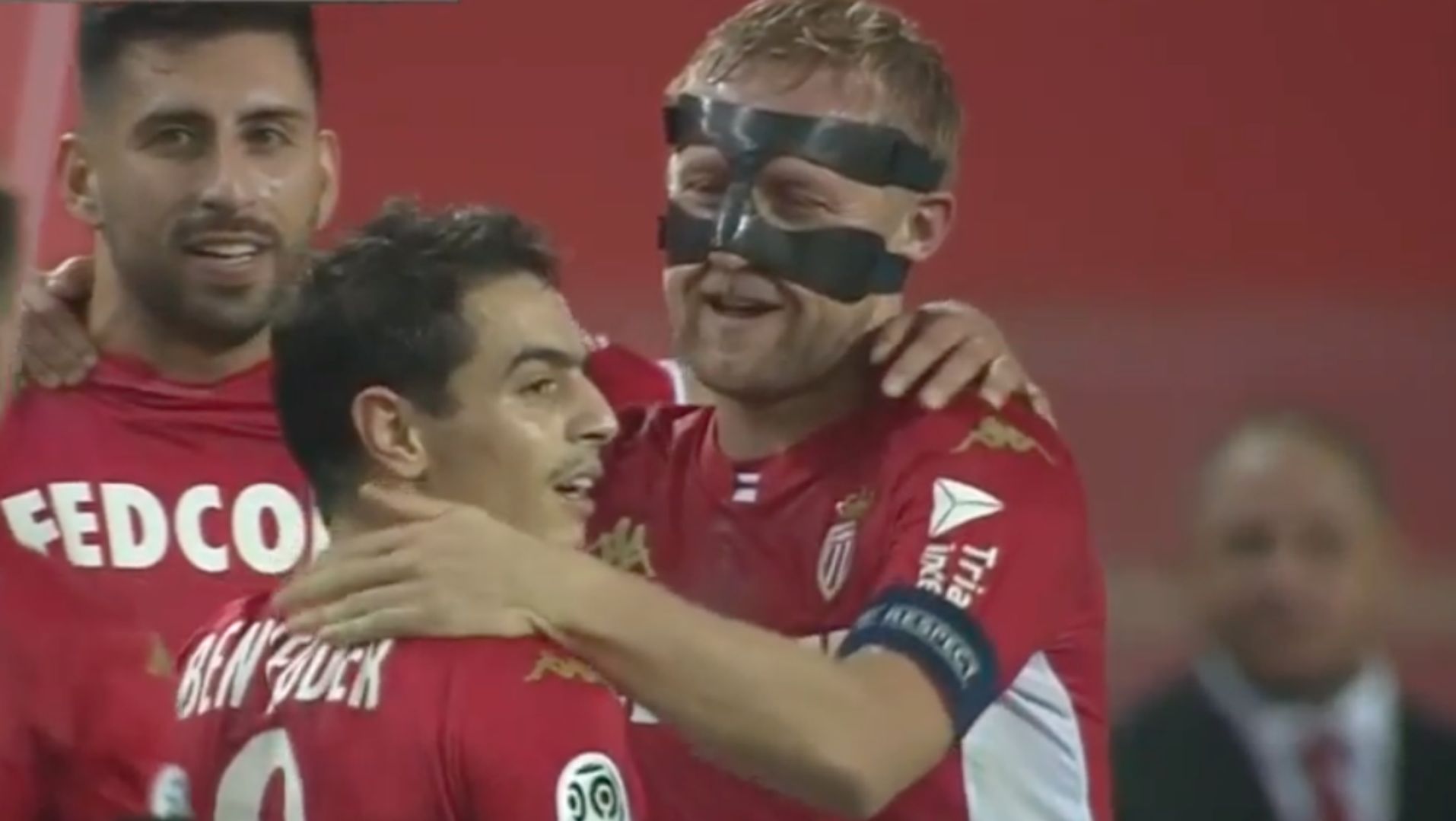 071219 Monaco Amiens Gol Guillermo Maripán Glik Ben Yedder