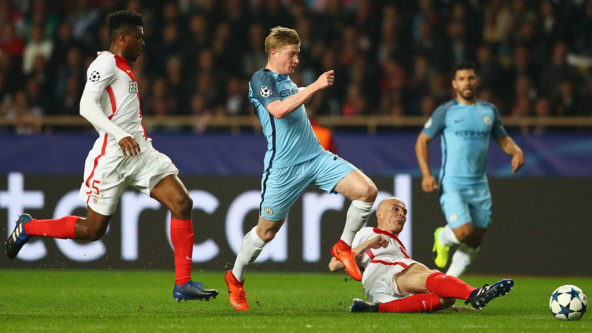 De Bruyne Manchester City Monaco