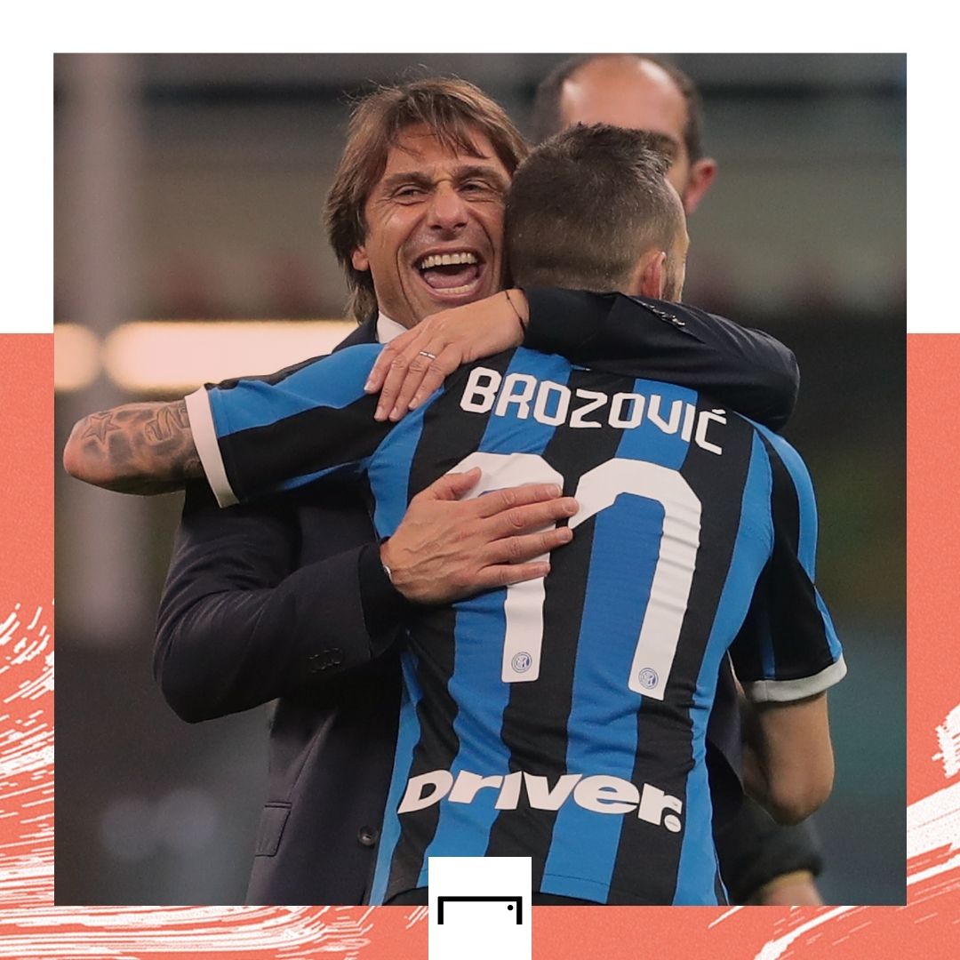 Antonio Conte Marcelo Brozovic Inter GFX
