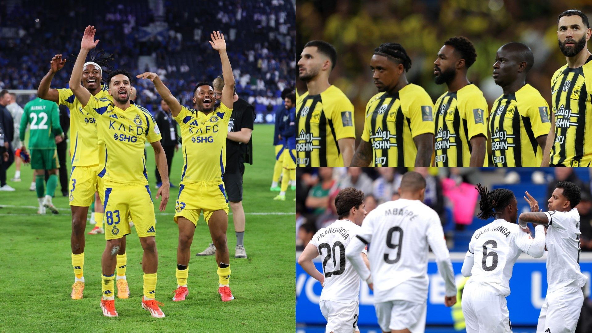Al Nassr Al Ittihad Real Madrid