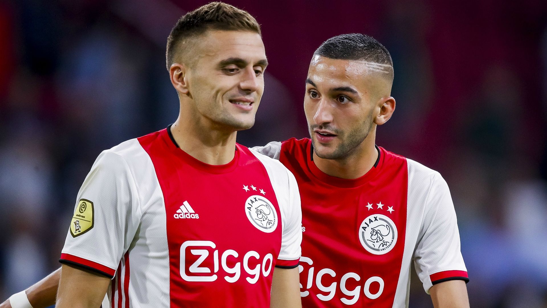 Dusan Tadic, Hakim Ziyech, Ajax, 08102019