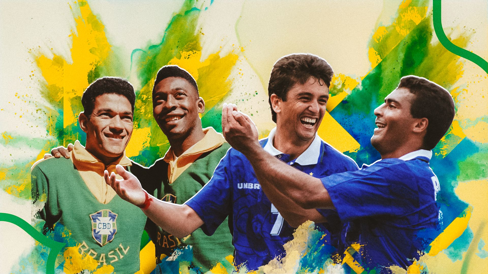 Garrincha e Pelé, Bebeto e Romário
