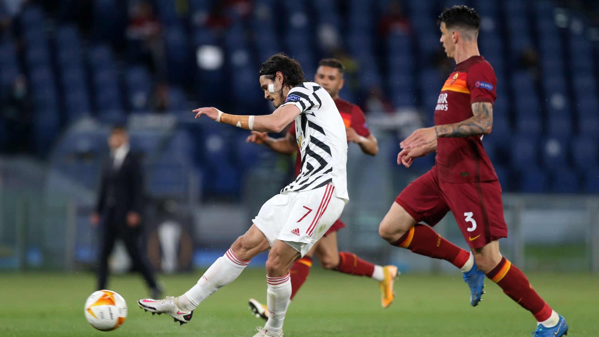 Cavani Roma Manchester United