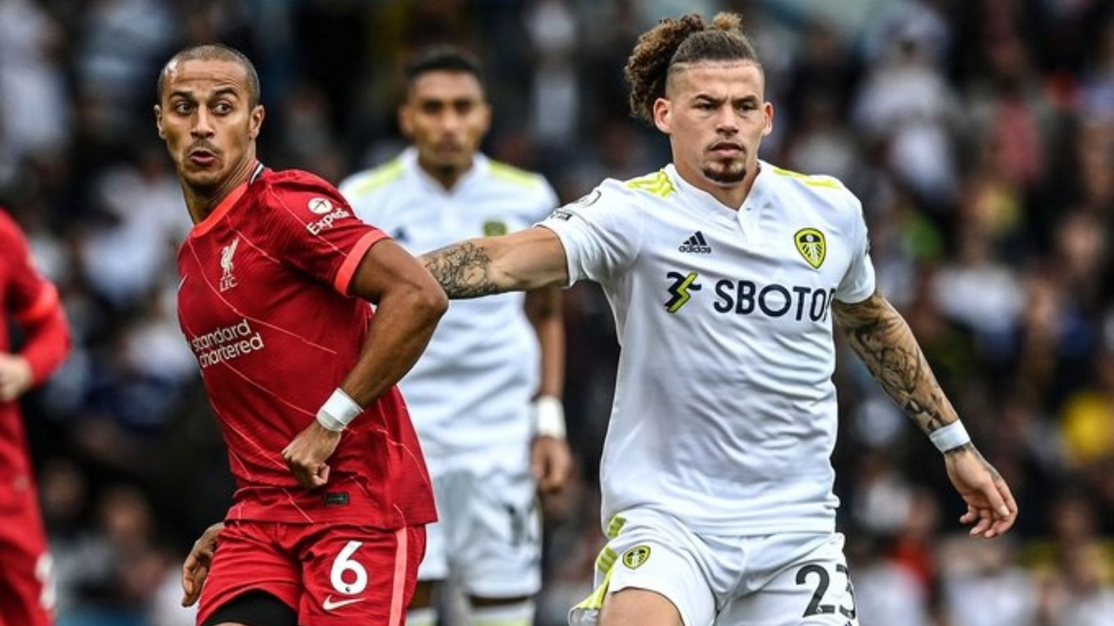 Thiago Alcantara Leeds Liverpool Premier League