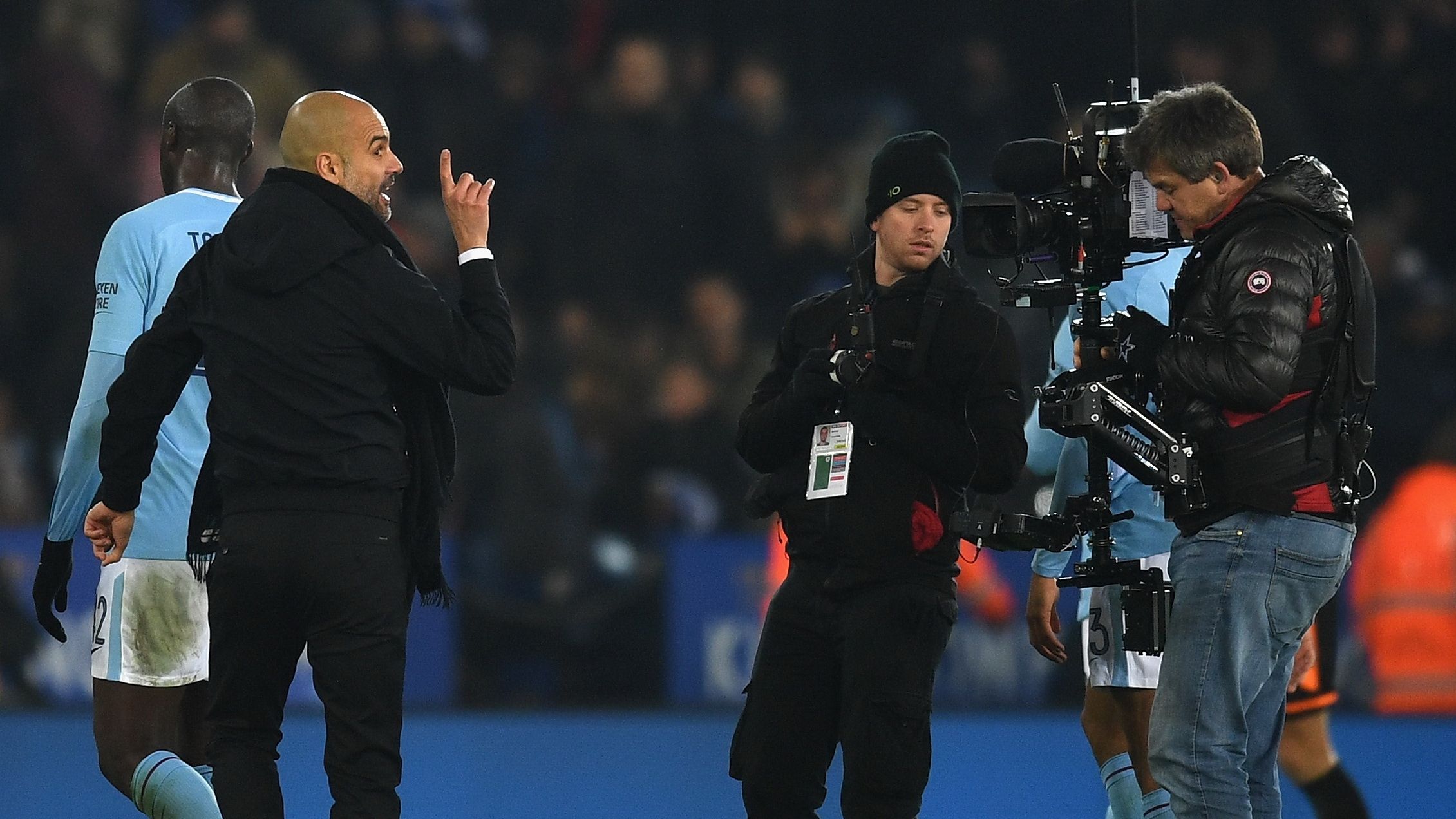 Pep Guardiola Manchester City Leicester City  Carabao Cup