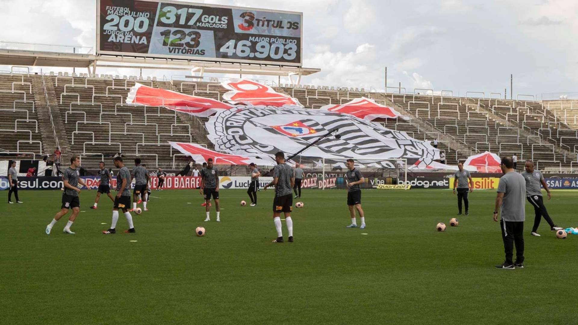 Corinthians Arena portões fechados 15 03 2020