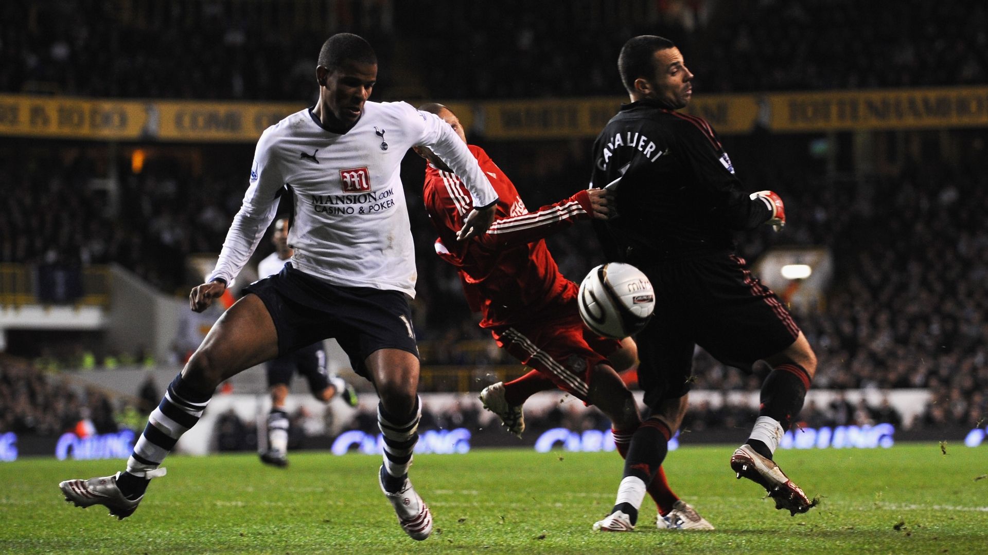 Fraizer Campbell Diego Cavalieri Tottenham Liverpool League Cup 2008
