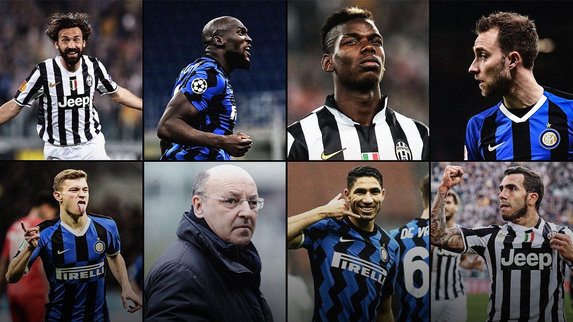 Beppe Marotta Juventus Inter transfer market GFX