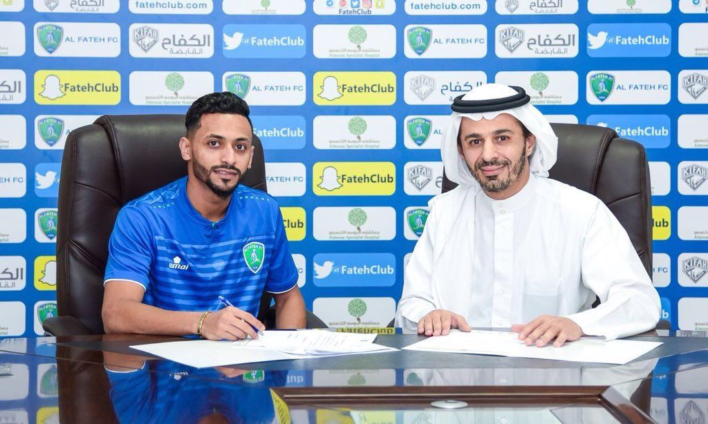 منصور حمزي يوقع للفتح السعودي