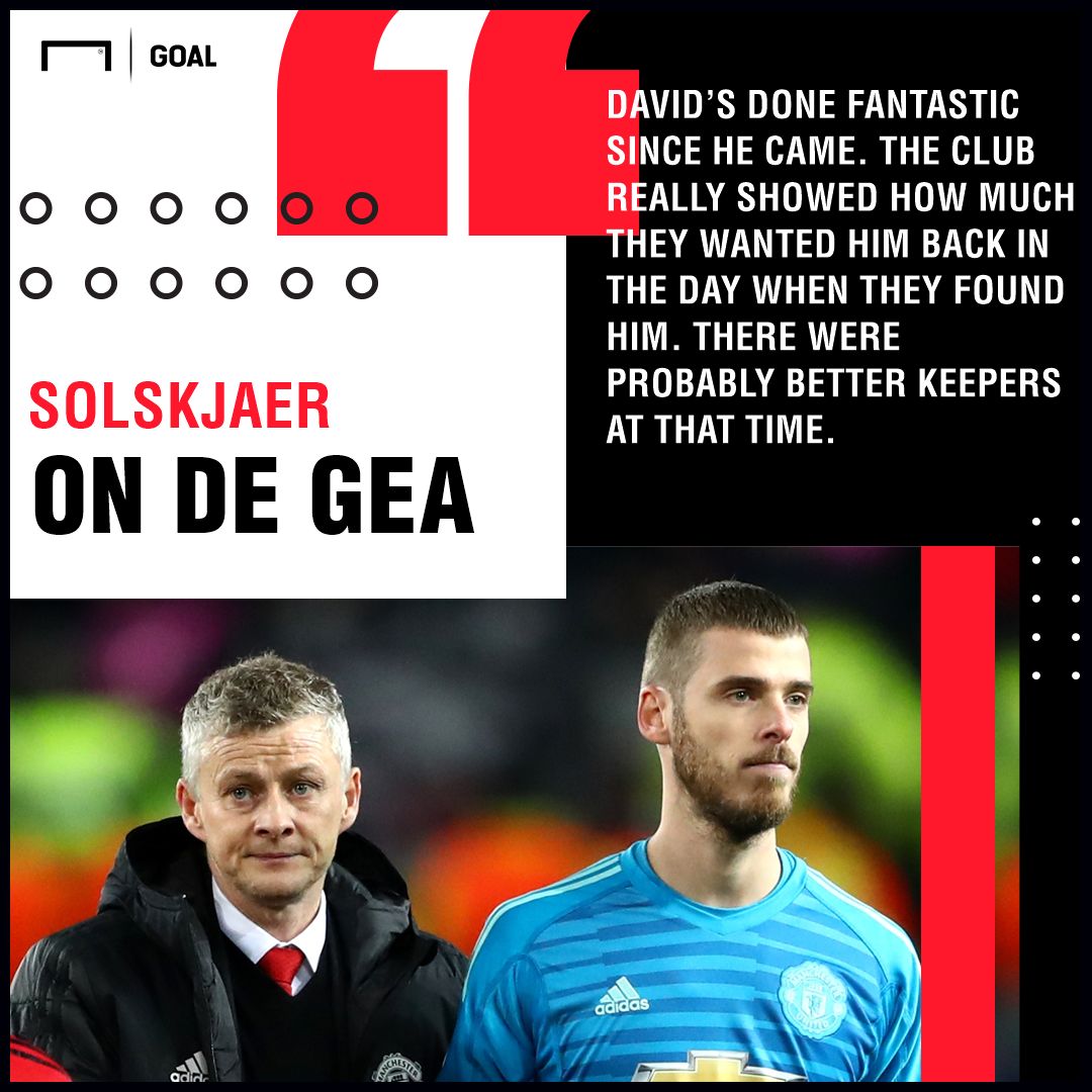Ole Gunnar Solskjaer David de Gea Manchester United