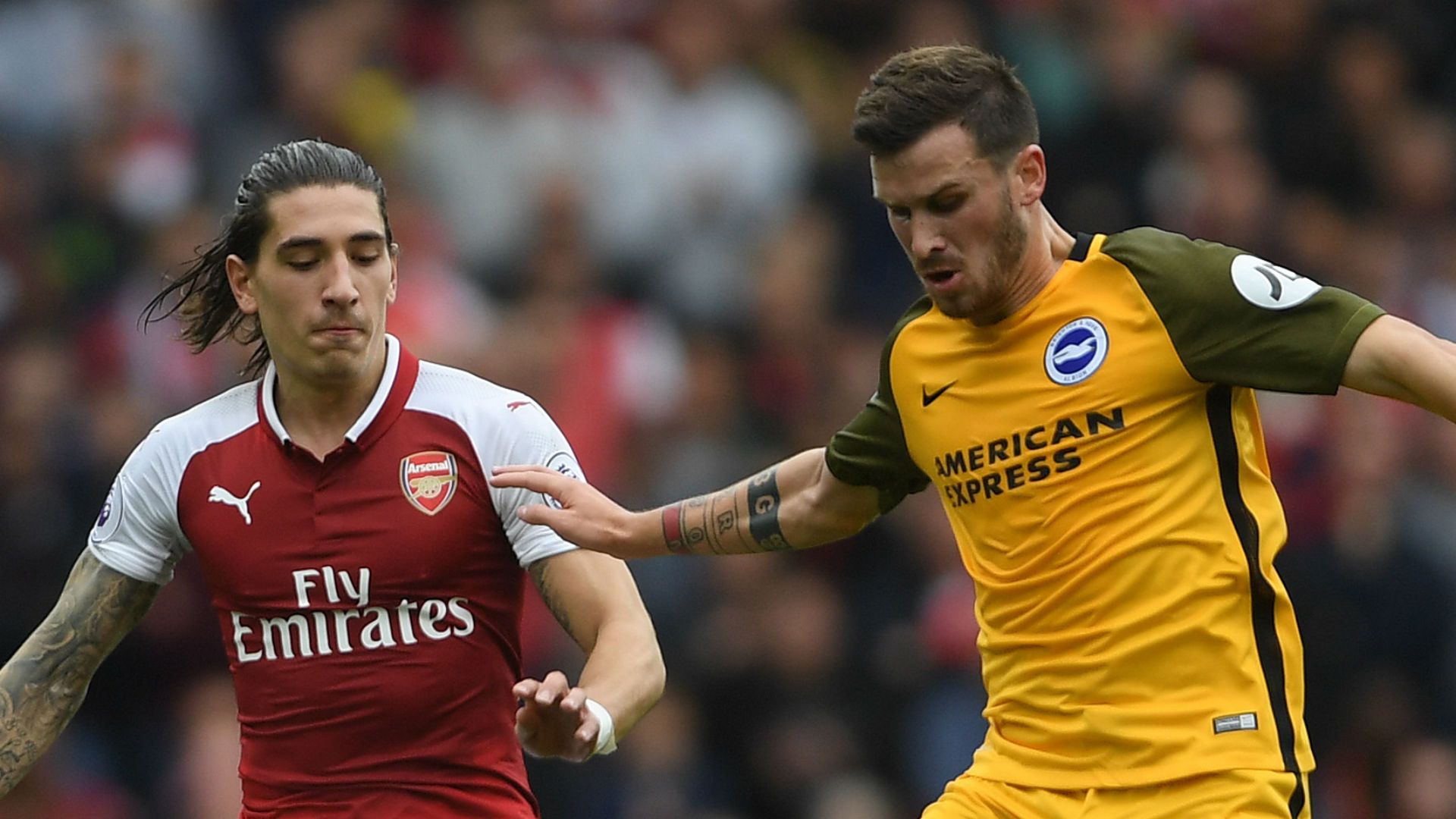 Hector Bellerin Arsenal Pascal Gross Brighton