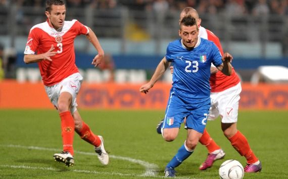 Emanuele Giaccherini during Malta-Italy