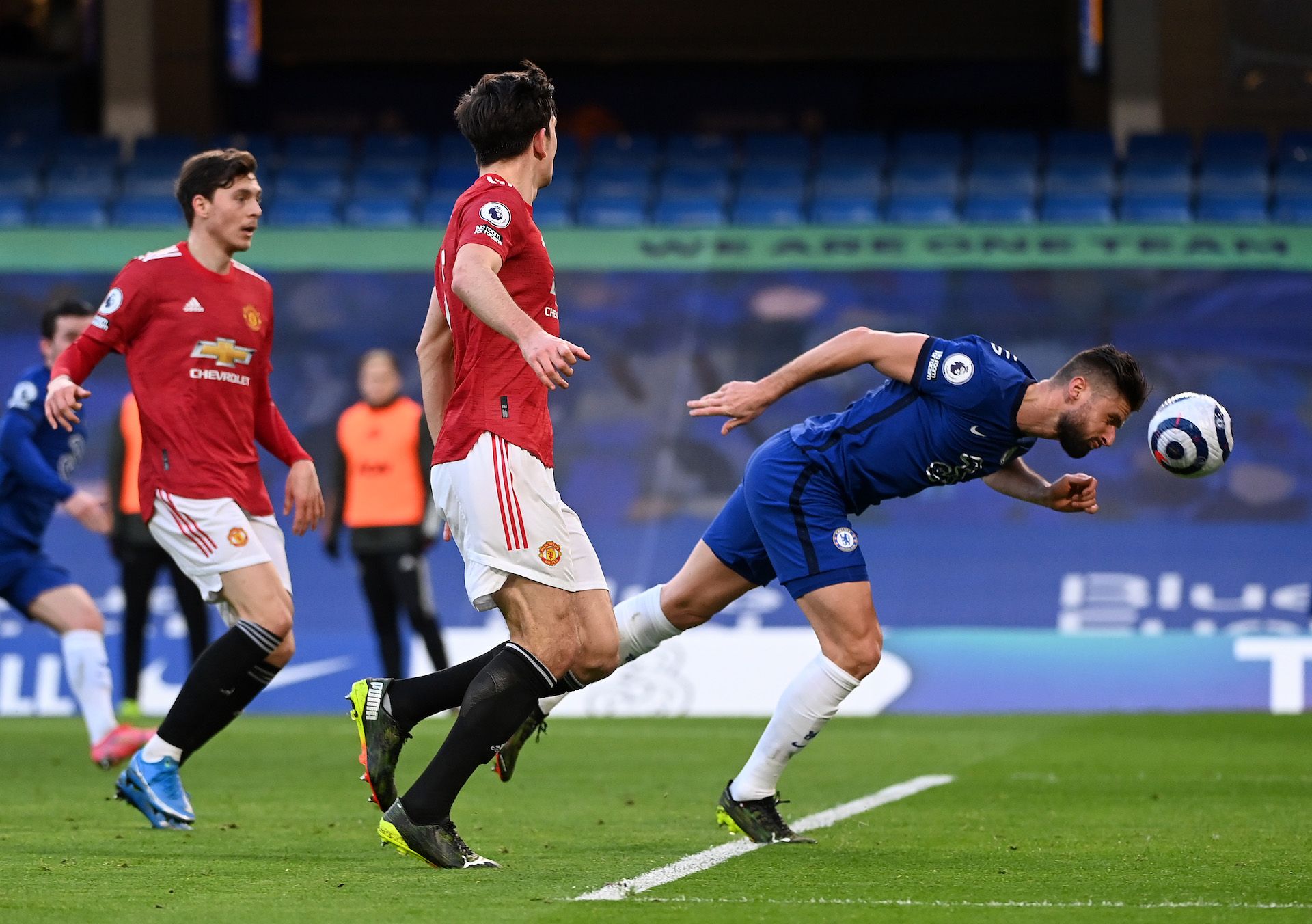 Olivier Giroud, Manchester United vs. Chelsea