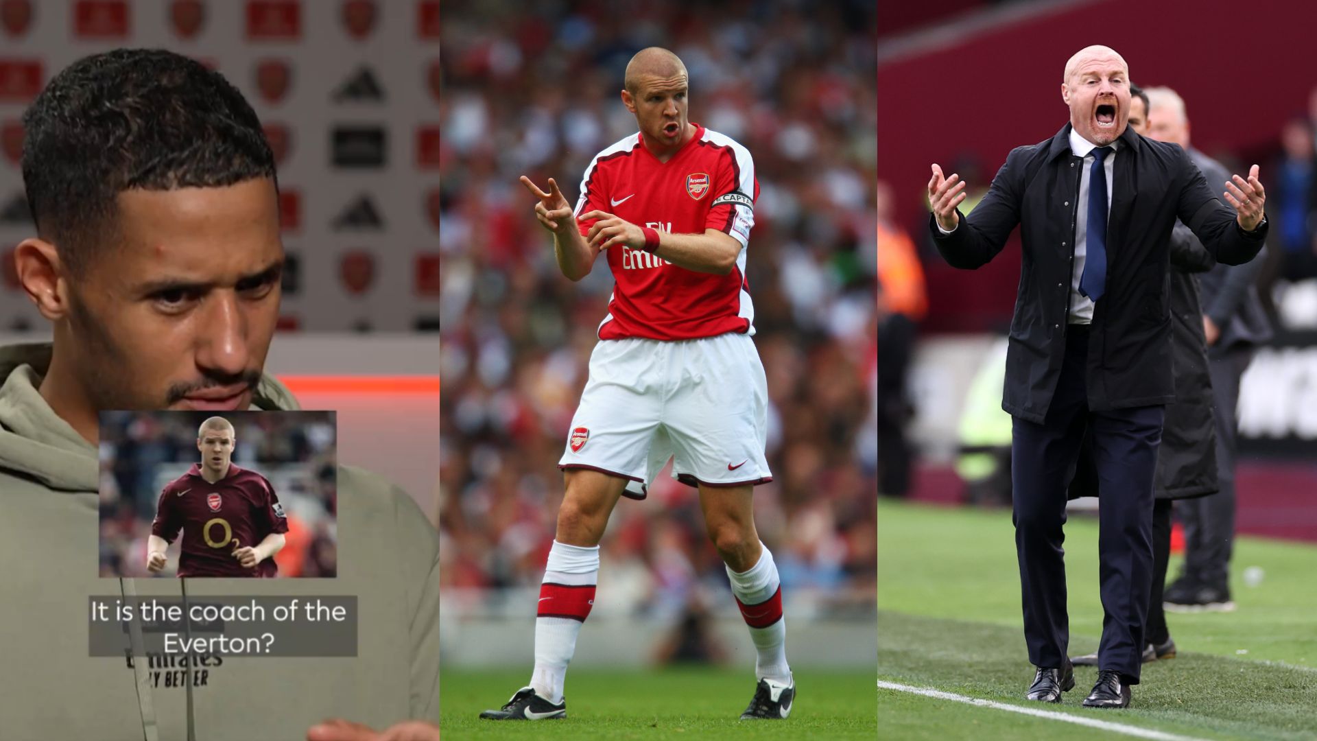 Arsenal defender William Saliba confused Philippe Senderos for Sean Dyche