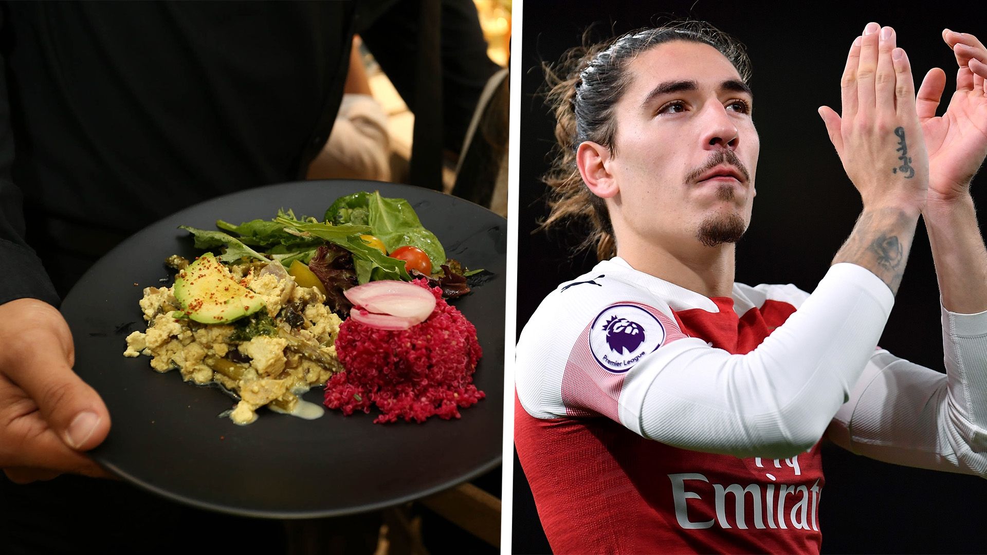 Hector Bellerin Arsenal vegan