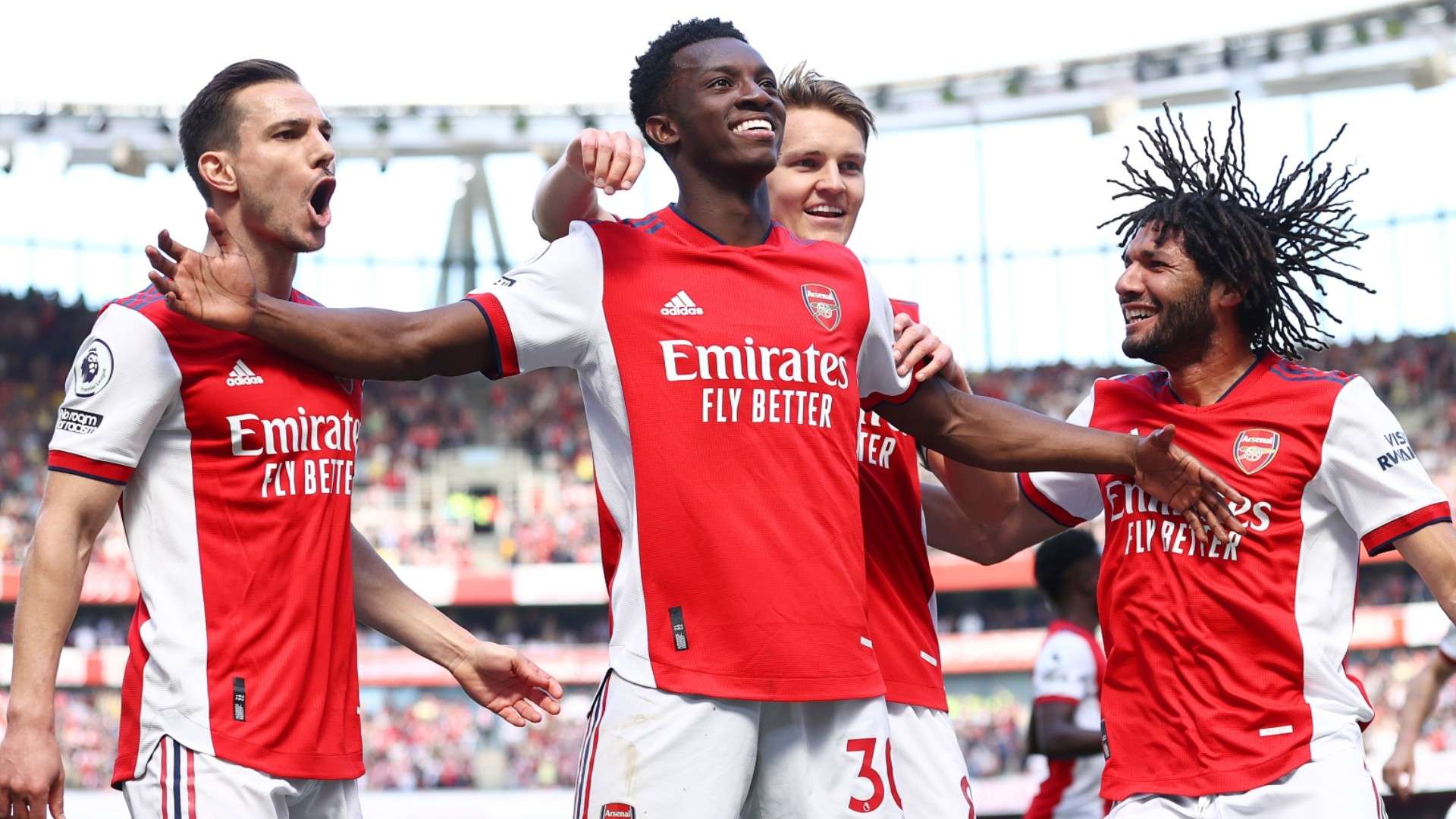 Eddie Nketiah Arsenal 2021-22