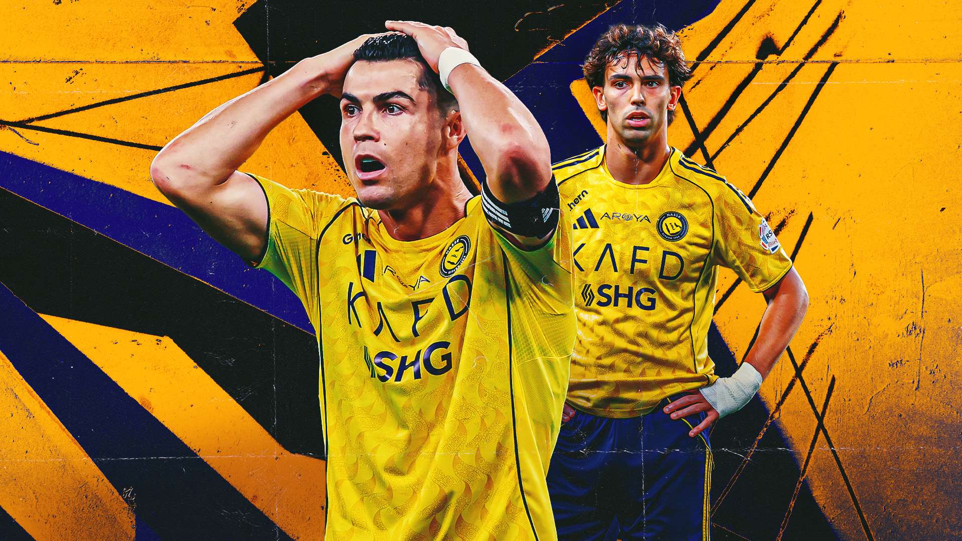 Cristiano Ronaldo Al-Nassr struggles GFX