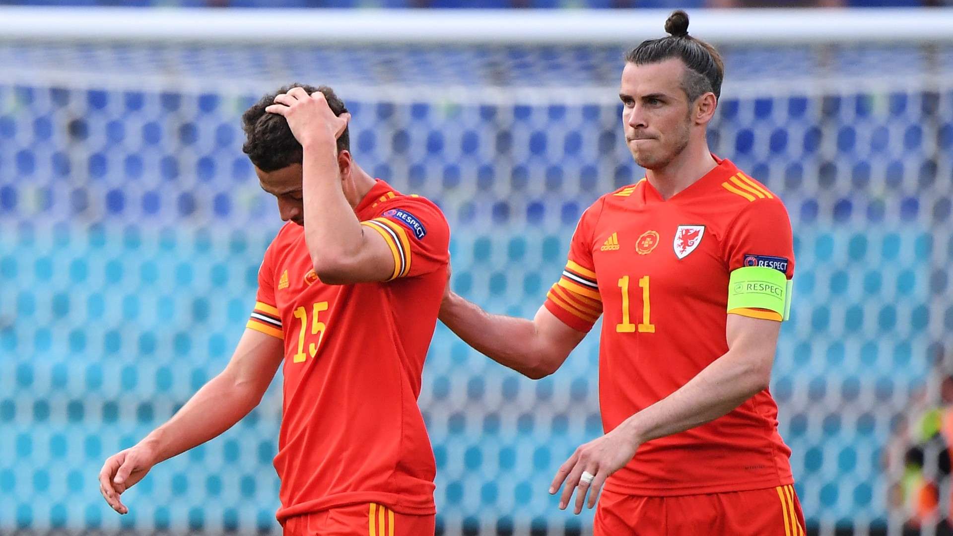 Ethan Ampadu Gareth Bale Italy vs Wales Euro 2020
