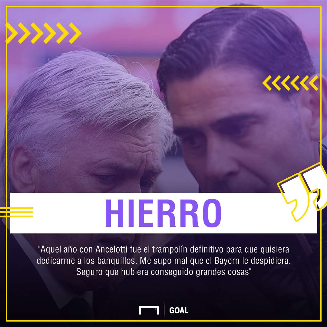 Fernando Hierro quote about Carlo Ancelotti